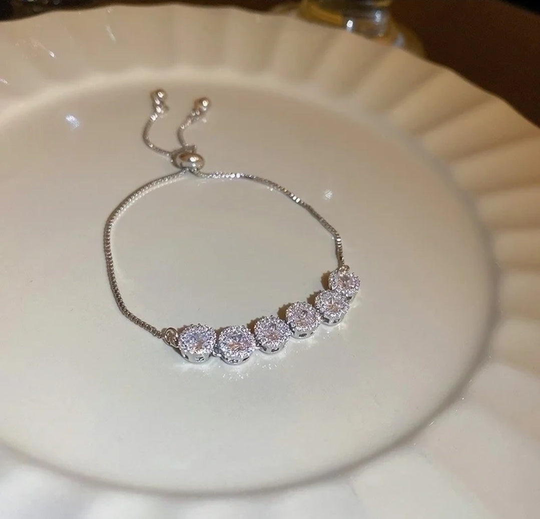 ETERNA Bracciale cristalli rosa