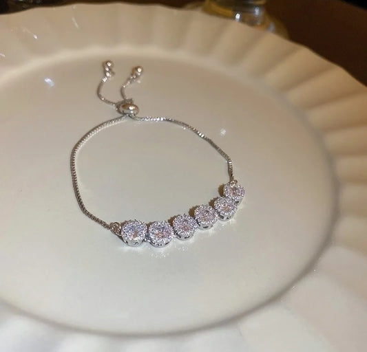 ETERNA Bracciale cristalli rosa