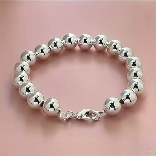 Bracciale argento con palle